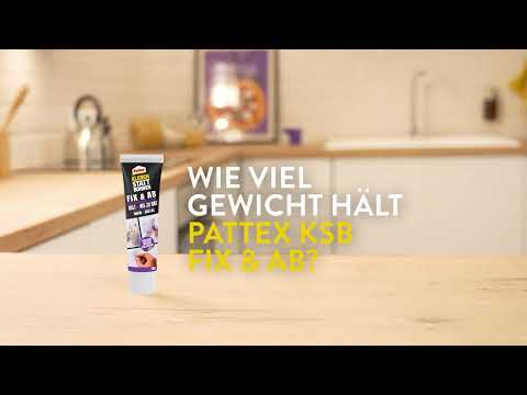 Pattex Kleben Statt Bohren Fix & Ab - Entfernbarer Kleber |Wie viel Gewicht hält Fix & Ab?
