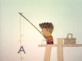 Classic Sesame Street Animation A Boy Fishes Alphabet Letters