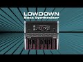 Video 1: Introducing Lowdown Bass Synthesizer