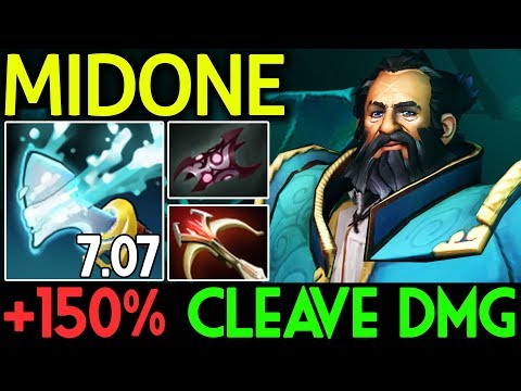 MIDONE Dota 2 7.07 [Kunkka] IMBA Talent ! +150% Cleave Damage