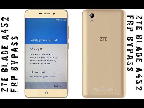 zte blade A452 frp bypass