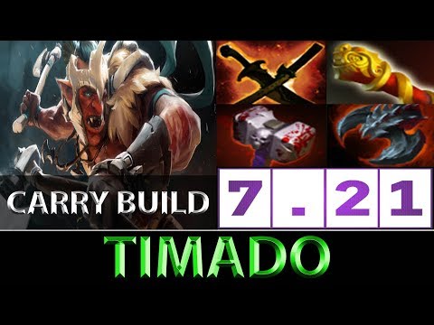 Timado [Troll Warlord] 45K Damage Carry Build ► Dota 2 7.21