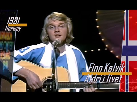 eurovision 1981 Norway 🇳🇴 Finn Kalvik - Aldri i livet ᴴᴰ