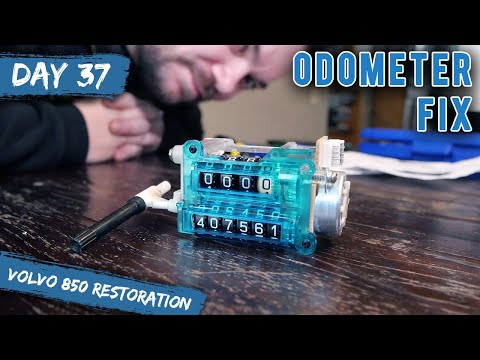 Volvo 850 Restoration - Odometer Repair And Adjustment
