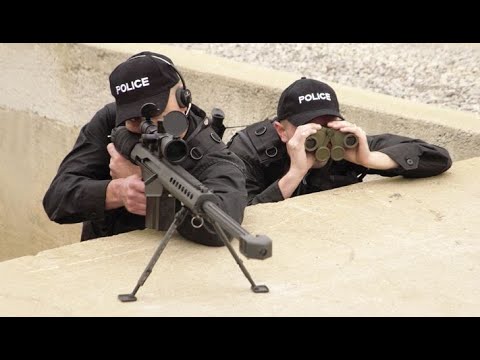Police sniper gets captor from between colleague's legs