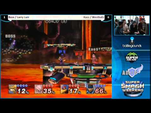 Boss & Larry Lurr vs Kaos & Westballz WINNERS FINALS - Sup[er Smash Weekend  ProjectM 11/30/14