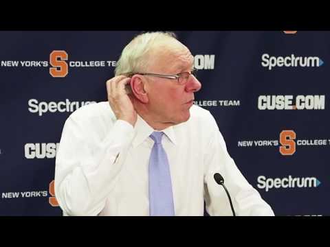 Syracuse basketball coach Boeheim's Georgia Tech post-game press conference