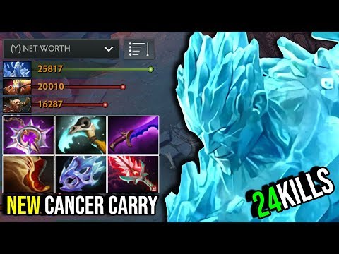 New IMBA Cancer Carry Build [Ancient Apparition] AMAZING LEGENDARY BUILD 24Kills By Draskyl - DotA 2
