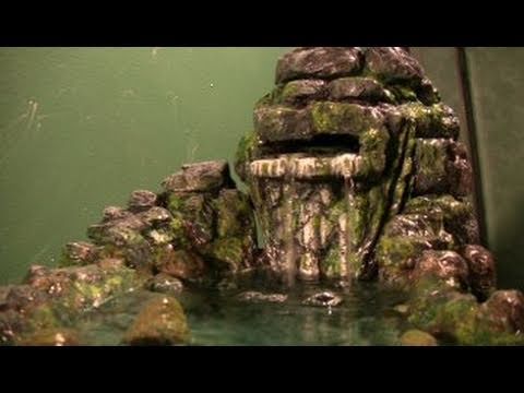 How to make a waterfall (rainforest theme)