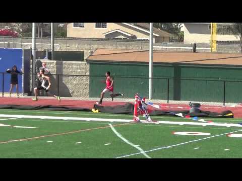 JVB 4x100 vs Edison 4-9-14 - Los Alamitos Boys