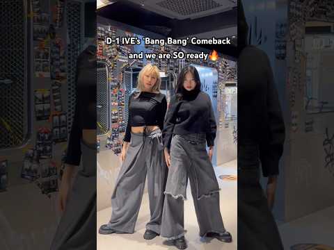 D-1 IVE&rsquo;s &ldquo;Bang Bang&rdquo; comeback! 🖤 Are you ready???🔥