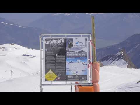 Snowpark Kitzsteinhorn Setup April 2018