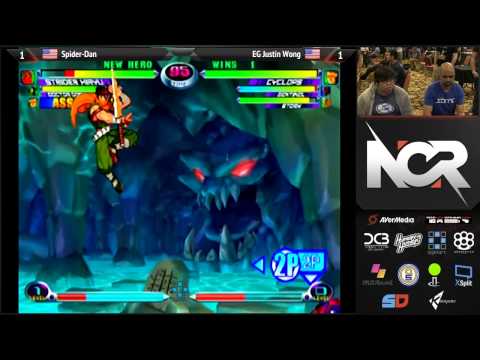 MvC2: EG Justin Wong vs Spider Dan - Winners Finals - NCR 2015