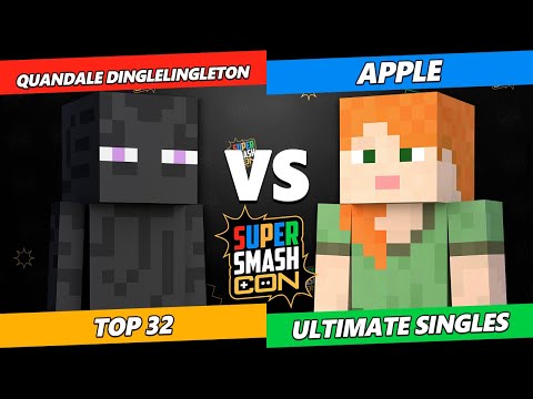 SSC 2022 Top 32 - Quandale Dinglelingleton (Steve) Vs. Apple (Steve) Smash Ultimate Tournament