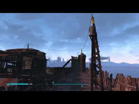 Fallout 4 Fort build on spectacle island (Vanilla)
