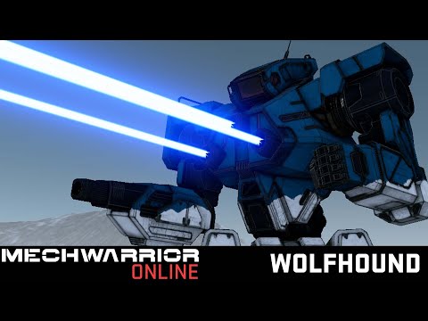 4x ER LARGE LASER Wolfhound - Mechwarrior Online