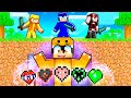 HUNTERS vs ELEMNTAL HEARTS SPEEDRUNNER in Minecraft! DEFAULT Thumbnail