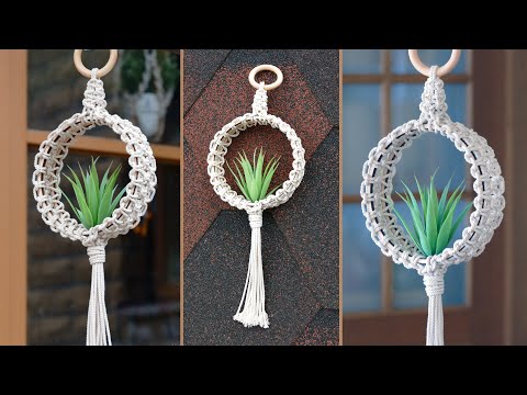 DIY Macrame Plant Hanger Easy NEW Diamond Design