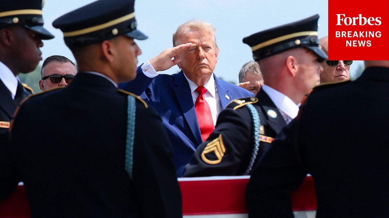 Video | BREAKING: Trump, Pete Hegseth Attend Dignified Transfer For 4 Soldiers Killed In War With Iran