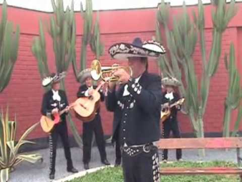 LA PALOMA - MARIACHI NUEVO JALISCO -  SOLO DE TROMPETA DE CESAR RIVERA -TELF. 5681512 - 989993475