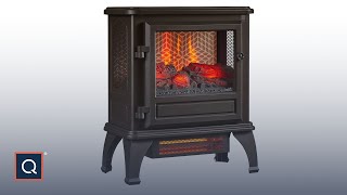 Duraflame Infrared 23 Stove Heater w/ Spectrafire 3D Color Flames | QVC