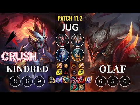 ASP Crush Kindred vs Olaf Jungle - KR Patch 11.2