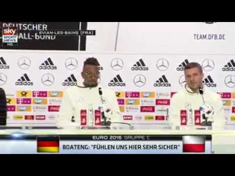 Lukas Podolski zu Jogi Löw Eierattacke