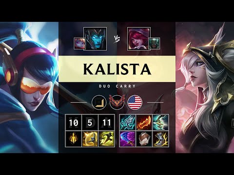 Kalista ADC vs Xayah - NA Grandmaster Patch 25.07