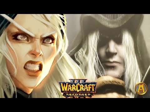 Sylvanas Betrays Arthas (2020) & Almost Kills Him - Scourge Campaign Cutscenes[Warcraft 3: Reforged]
