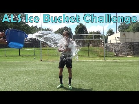 ALS Ice bucket challenge! Soccer for good.