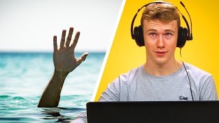 Lifeguards Play Drowning Simulator