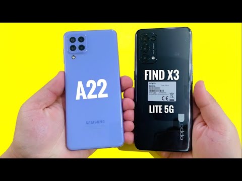 Samsung Galaxy A22 vs Oppo Find X3 Lite 5G