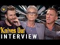 KNIVES OUT Cast Interviews with Chris Evans, Daniel Craig, Jamie Lee Curtis and More