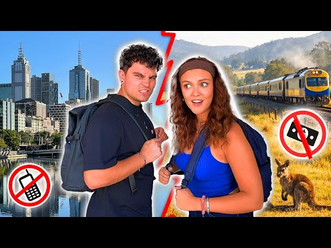 We Played RACE ACROSS THE CITY but with NO PHONES & NO MONEY...