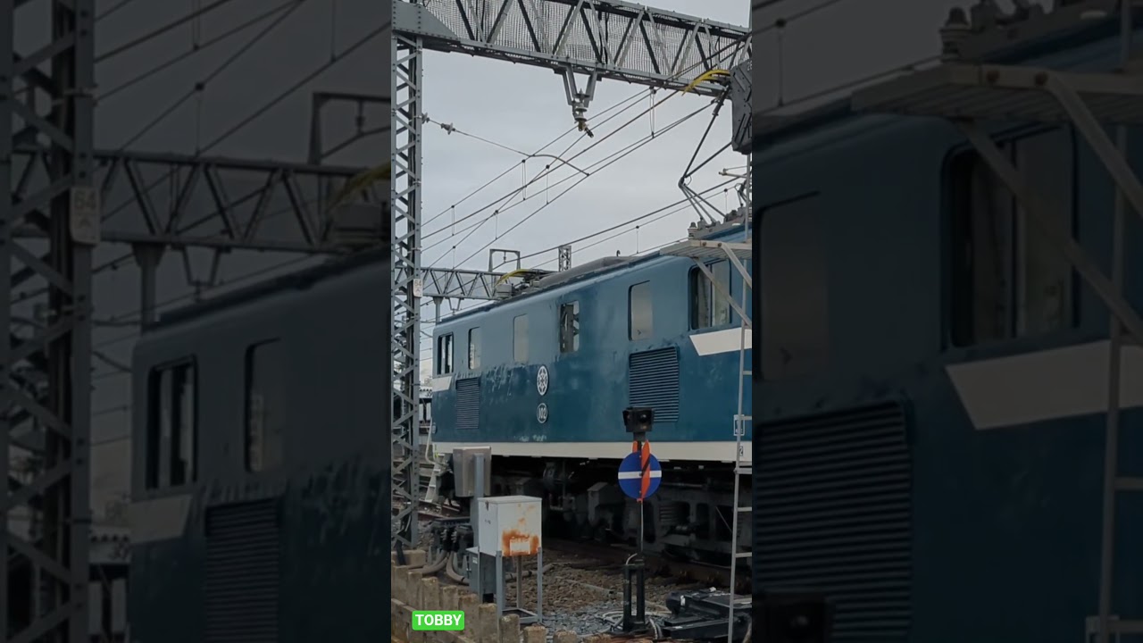 デキ102 東武9000系 9102F連結手前まで