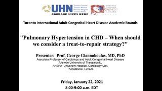 Pulmonary Hypertension in CHD
