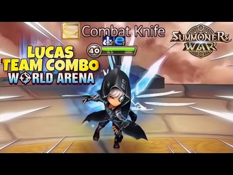 Lucas Team Combo in World Arena - Summoners War