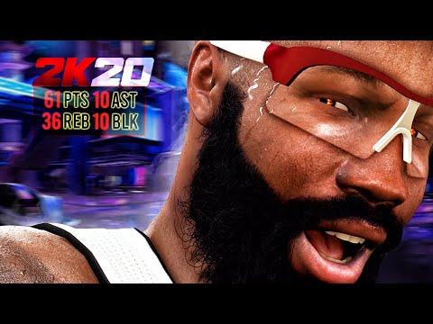 60 POINT QUADRUPLE-DOUBLE with the HEAT! NBA 2K20 My Career Gameplay Best Paint Beast Center Build