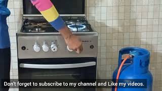 How to connect gas cylinder to a gas cooker