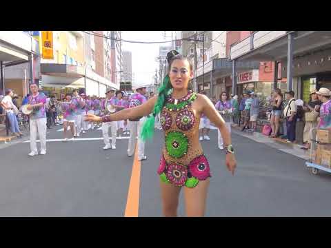 【4K】C09　エスコーラ・ヂ・サンバ・サウーヂ　浅草サンバカーニバル  第2回 エンサイオテクニコ 第42回 千束通り納涼大会　20184