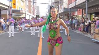 【4K】C09　エスコーラ・ヂ・サンバ・サウーヂ　浅草サンバカーニバル  第2回 エンサイオテクニコ 第42回 千束通り納涼大会　20184
