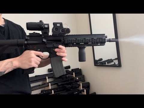 Airsoft gas blowback Umarex HK 416a5 v3 by VFC shooting