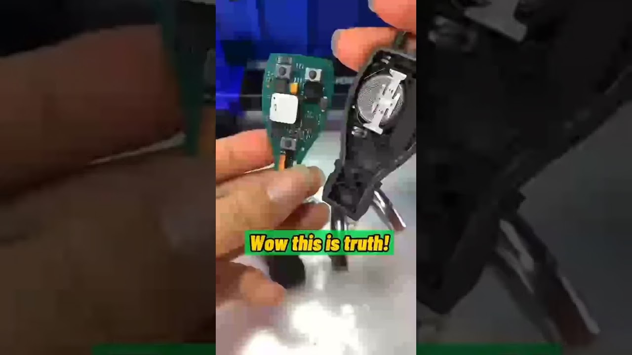 How to modify Benz glc key to luxury lcd key?