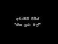 Hitha Pura Mal Pipena හිත පුරා මල් පිපෙන වසන්තය Amarasiri 
