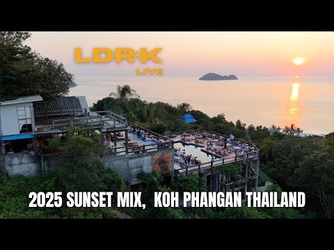 LDR:K Live Sunset Mix 2025 | Koh Phangan Island @Amsterdam Bar Pool Party, Thailand