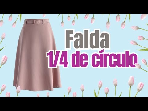 FALDA UN CUARTO DE CIRCULO