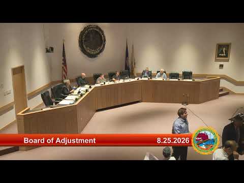 8.25.2026 Board of Adjustment
