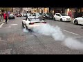 Monky London Mazda RX7 Burnout, Exhaust Sound + Acceleration On The Streets | Supercars Of London