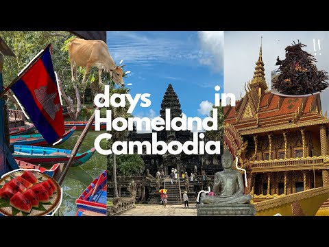 Days in Cambodia pt.1 : visiting my homeland for the first time, Angkor Wat, food tasting