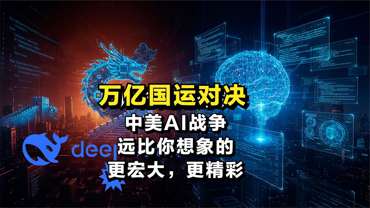 万亿国运对决，中美AI战争远比你想象的更宏大，更精彩